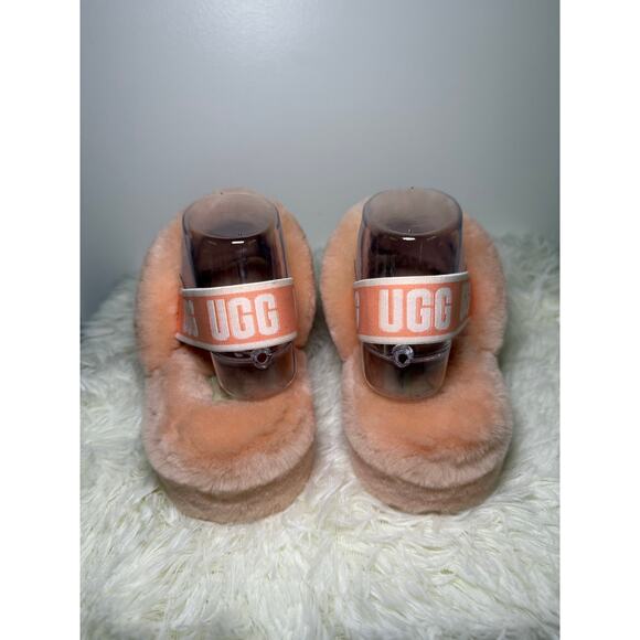 UGG Fluff Yeah Slide – Peach Fuzz - Picture 3 of 11